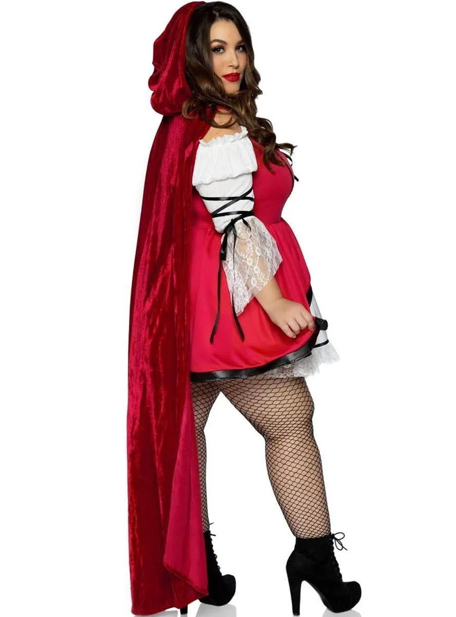 Storybook Red Riding Hood Plus Size Womens Costume