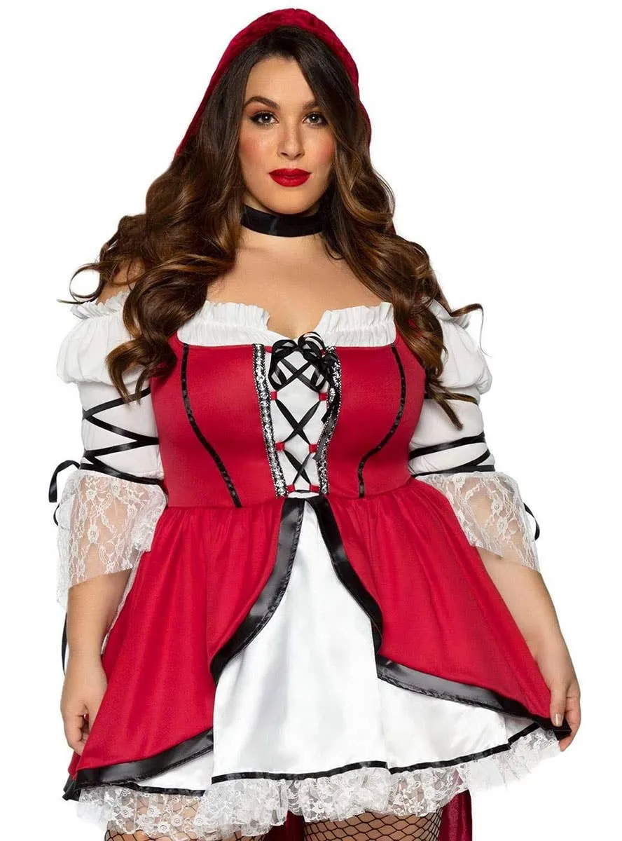 Storybook Red Riding Hood Plus Size Womens Costume