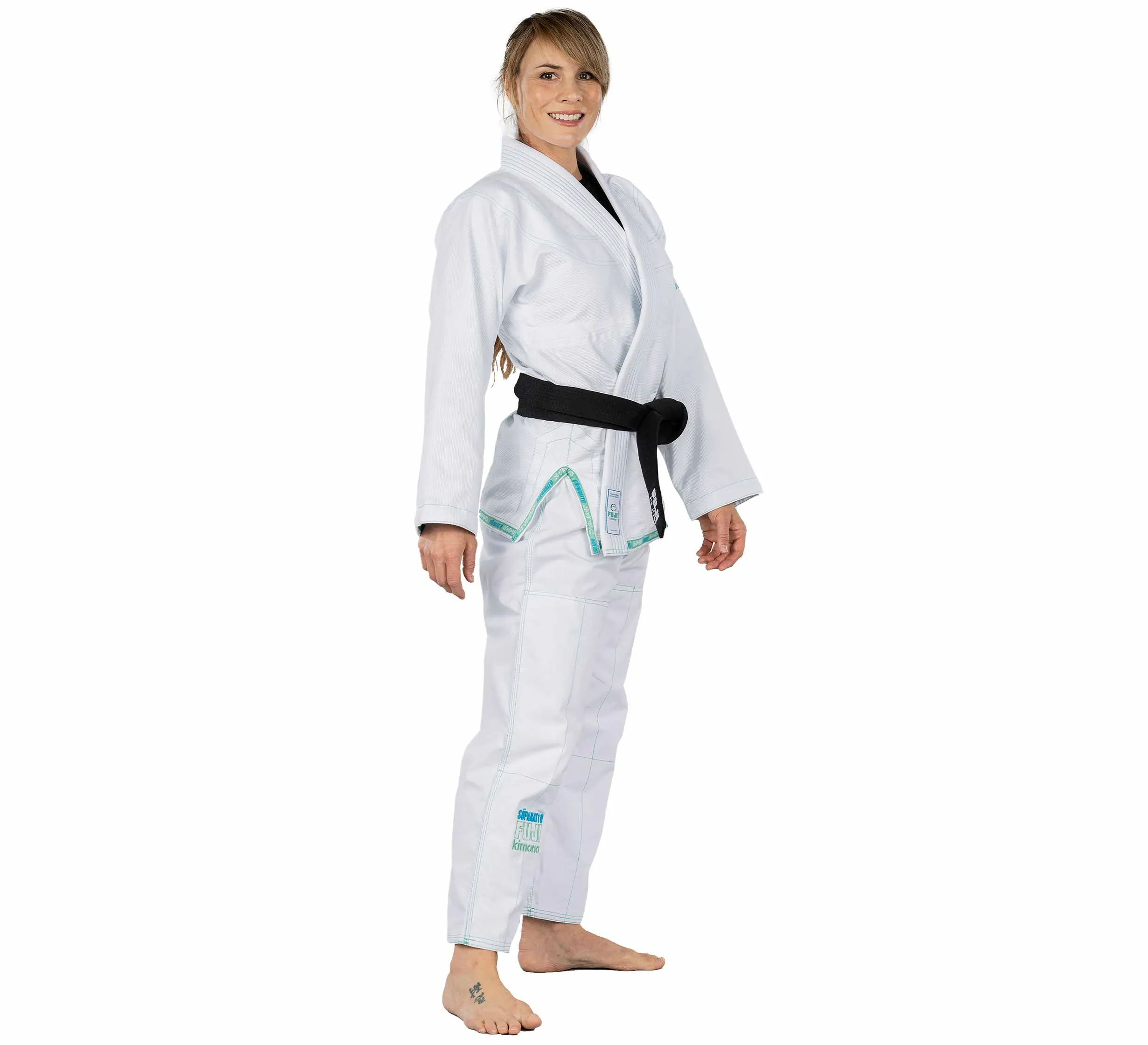 Suparaito Womens BJJ Gi Teal