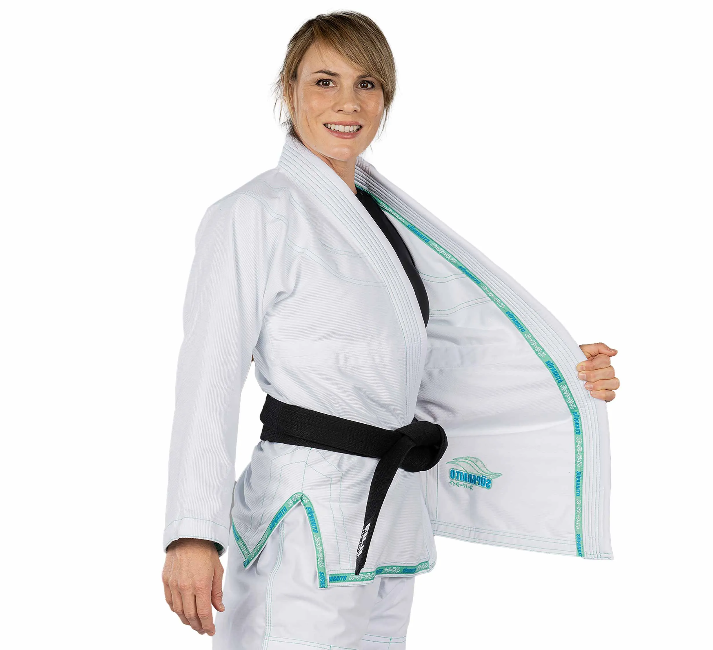 Suparaito Womens BJJ Gi Teal