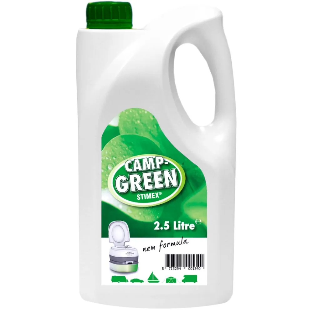 Supex Camp Green Stimex Toilet Chemical Liquid 2.5L