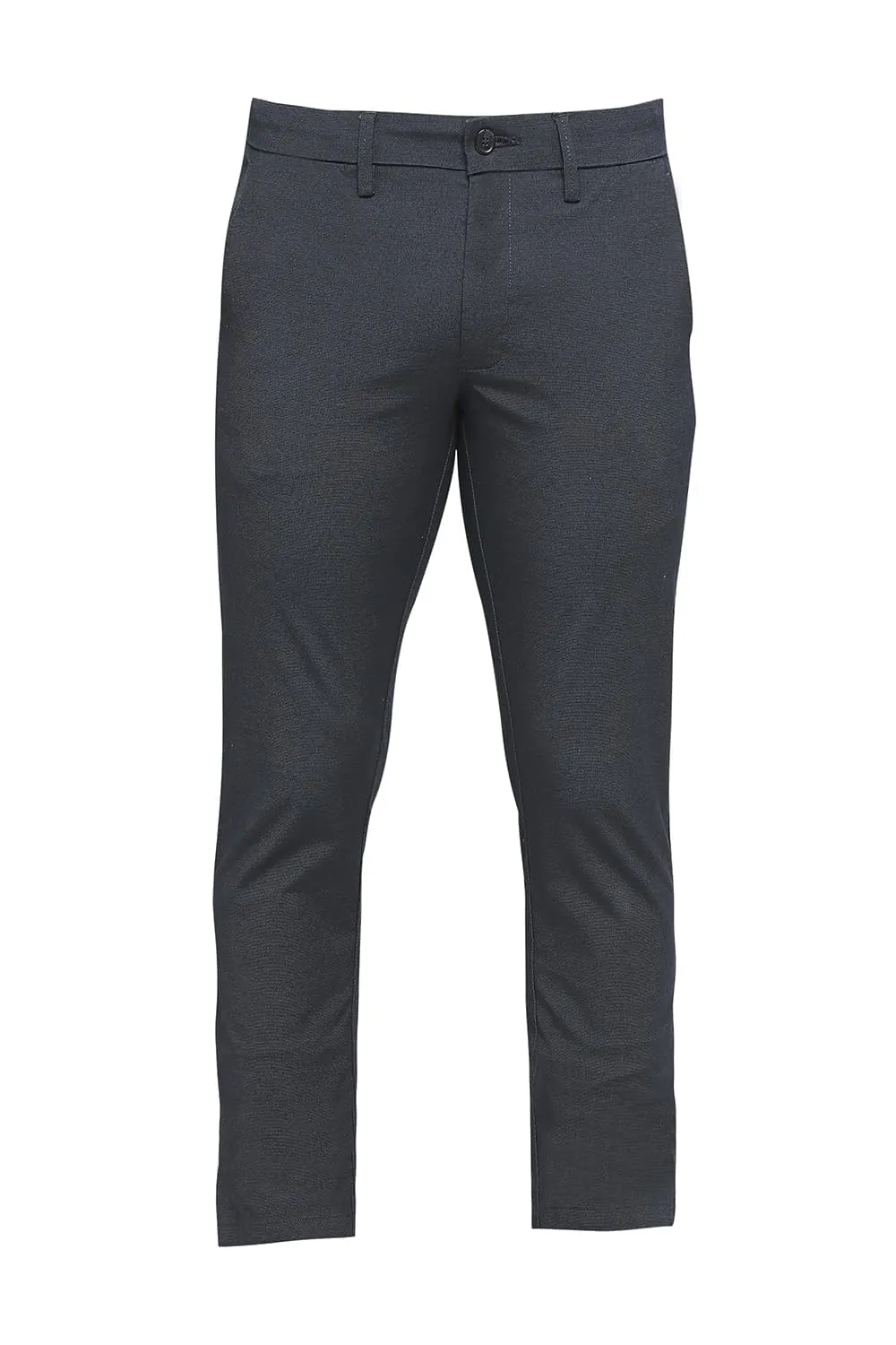 Tapered Fit Cotton Ployester Stretch Dobby Trousers