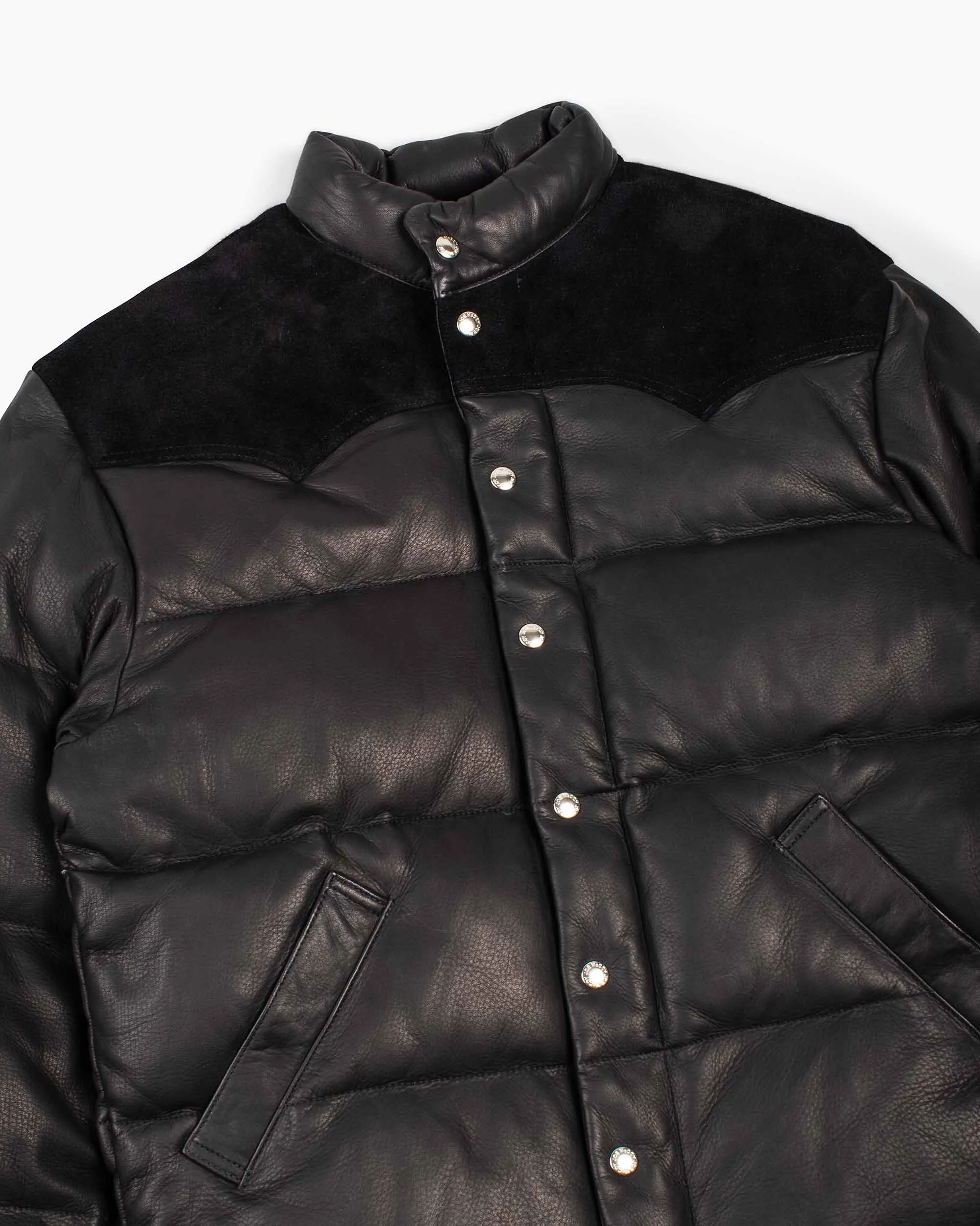 The Real McCoy's MJ20119 Deerskin Down Jacket (Black)