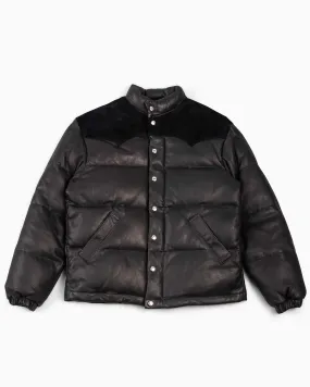 The Real McCoy's MJ20119 Deerskin Down Jacket (Black)