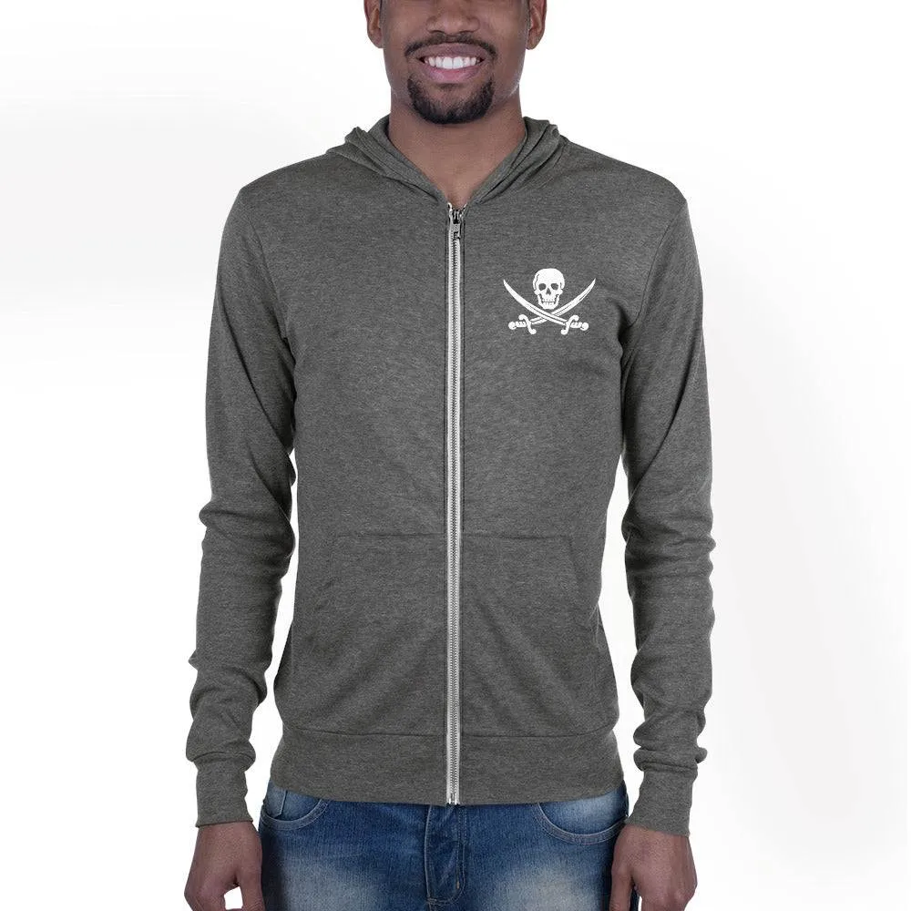 TIM Lightweight Unisex zip hoodie