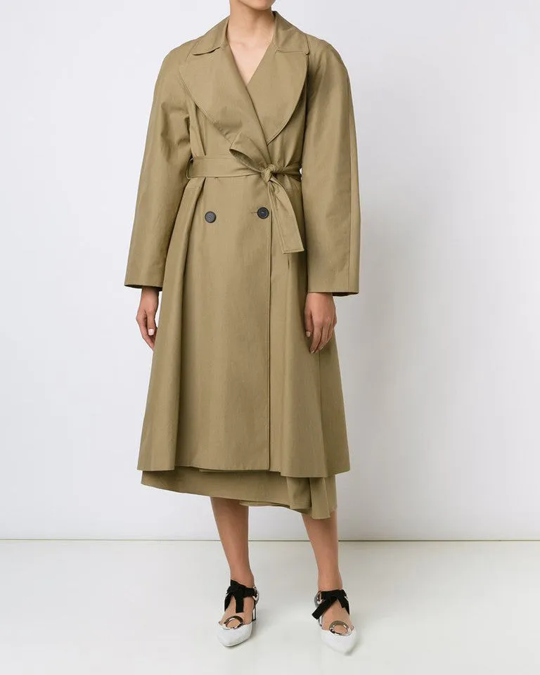 TOME Embroidered Tailored Trench Coat - FINAL SALE