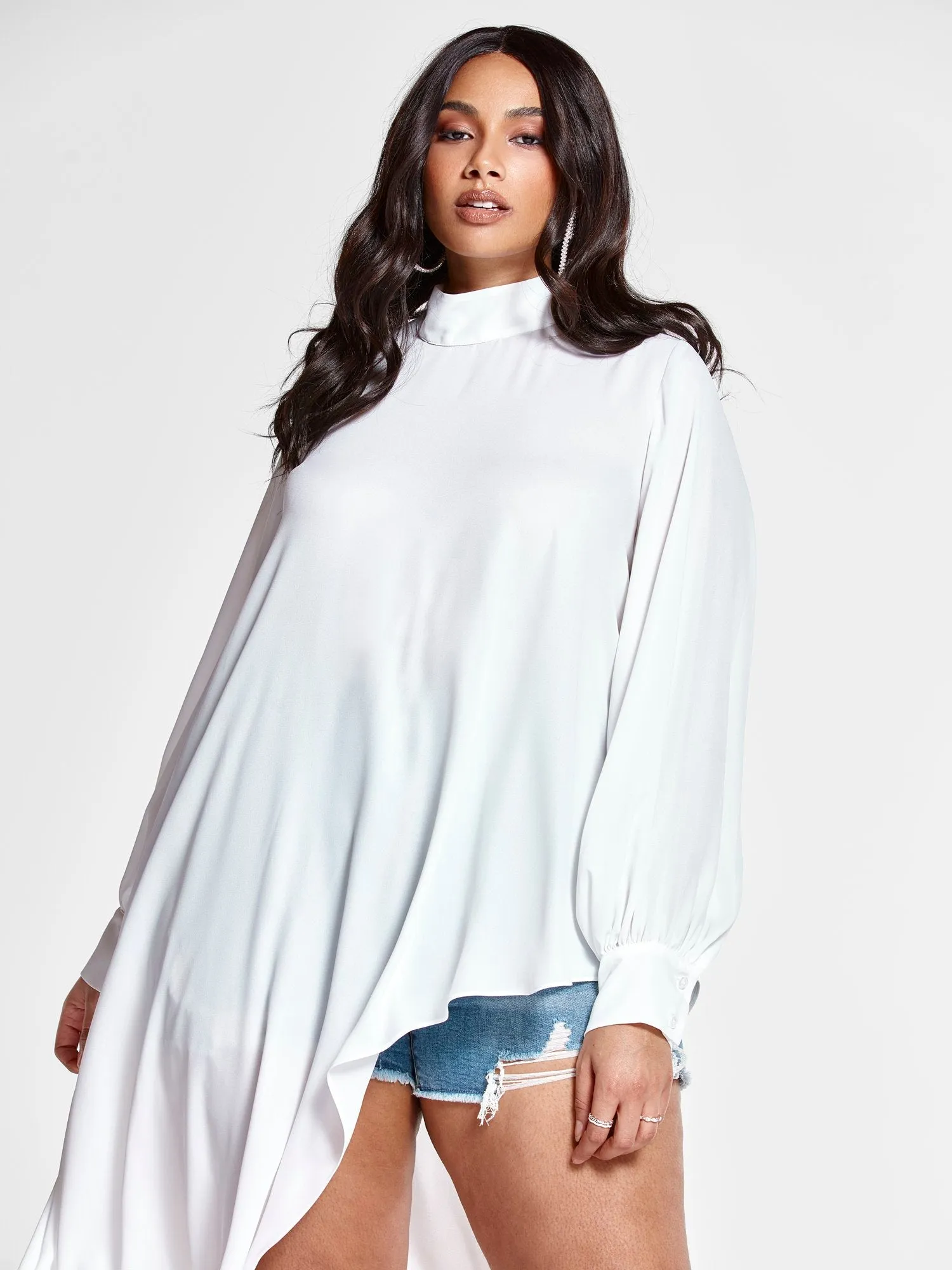 Tonya Asymmetrical Hem Top