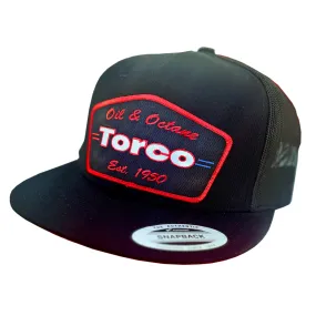 Torco Oil and Octane Snapback hat - Flat Visor