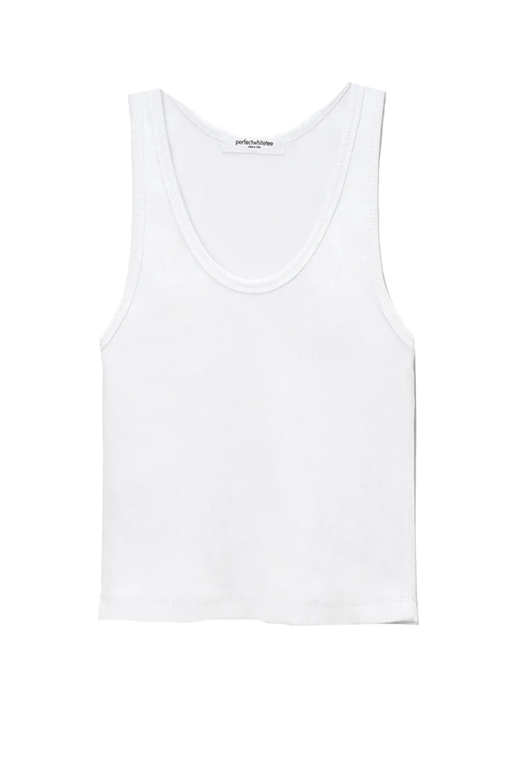 U-Neck Ribbed Tank