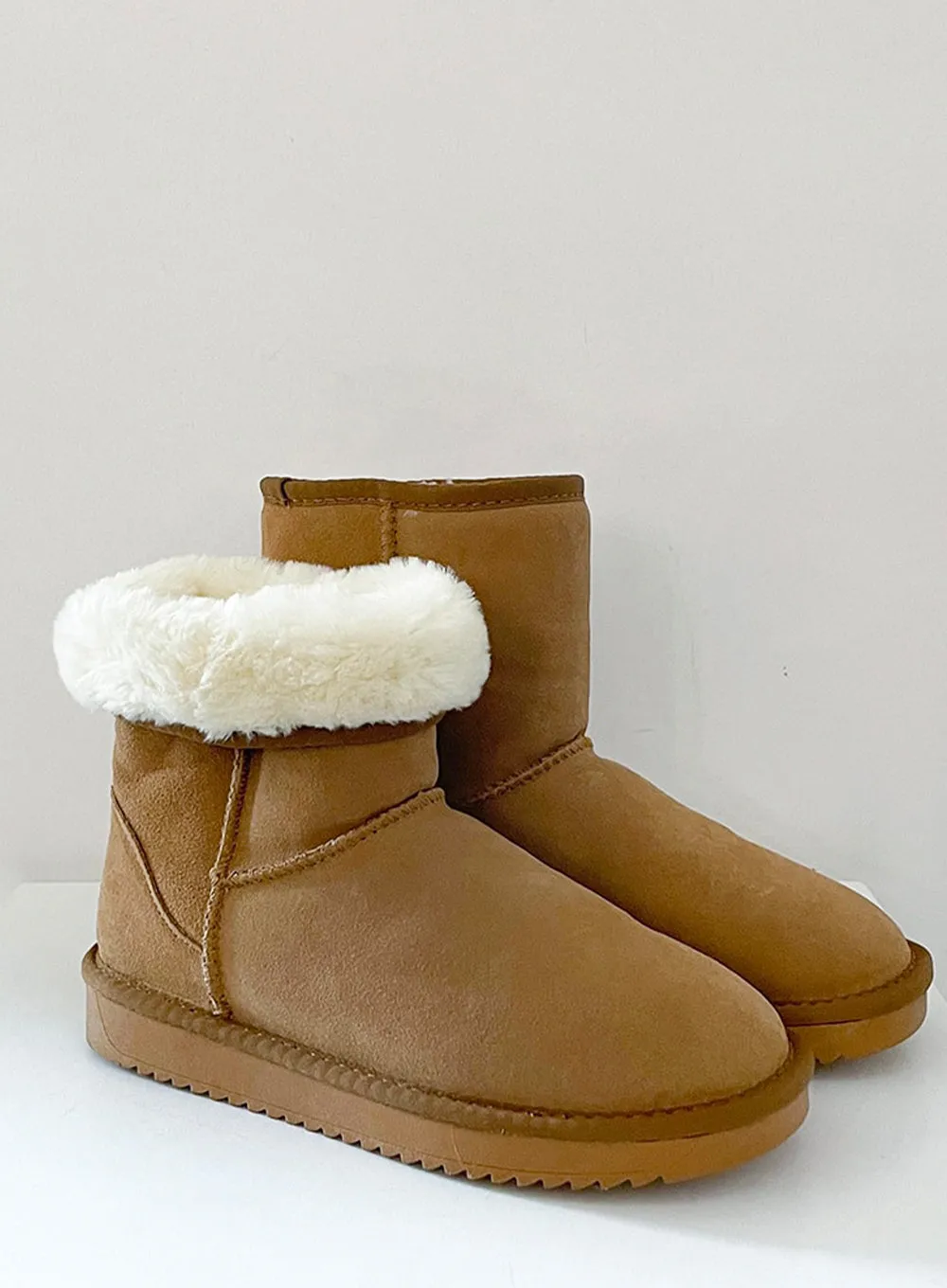 Ugly Short Faux Fur Boots