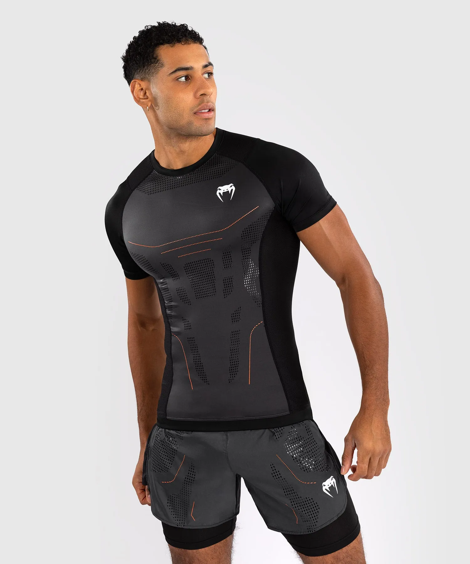 Venum Technical 3.0 Short Sleeve Rashguard - Graphite