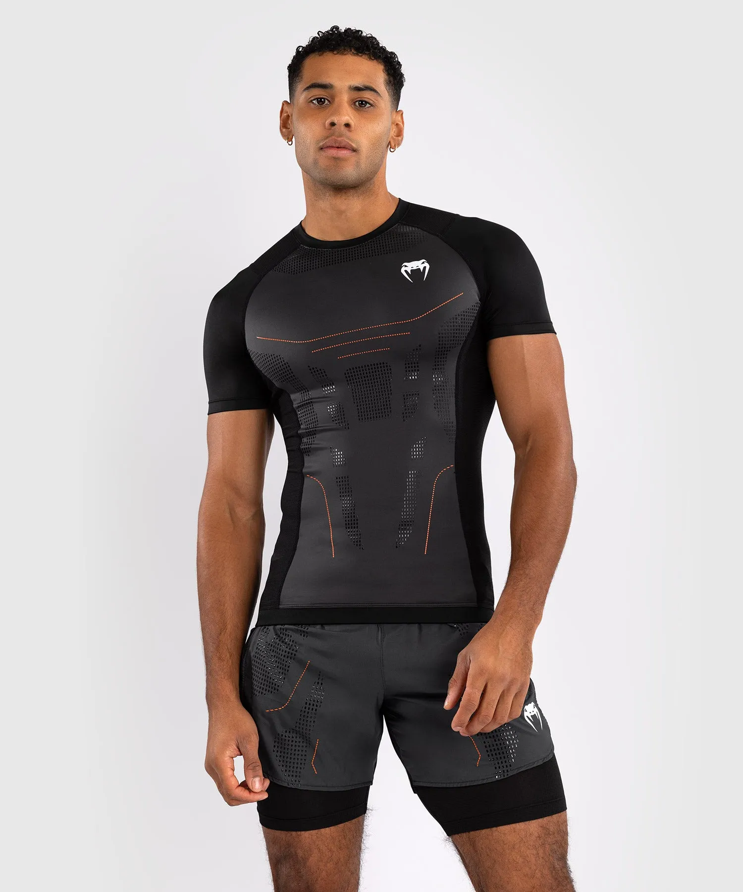 Venum Technical 3.0 Short Sleeve Rashguard - Graphite