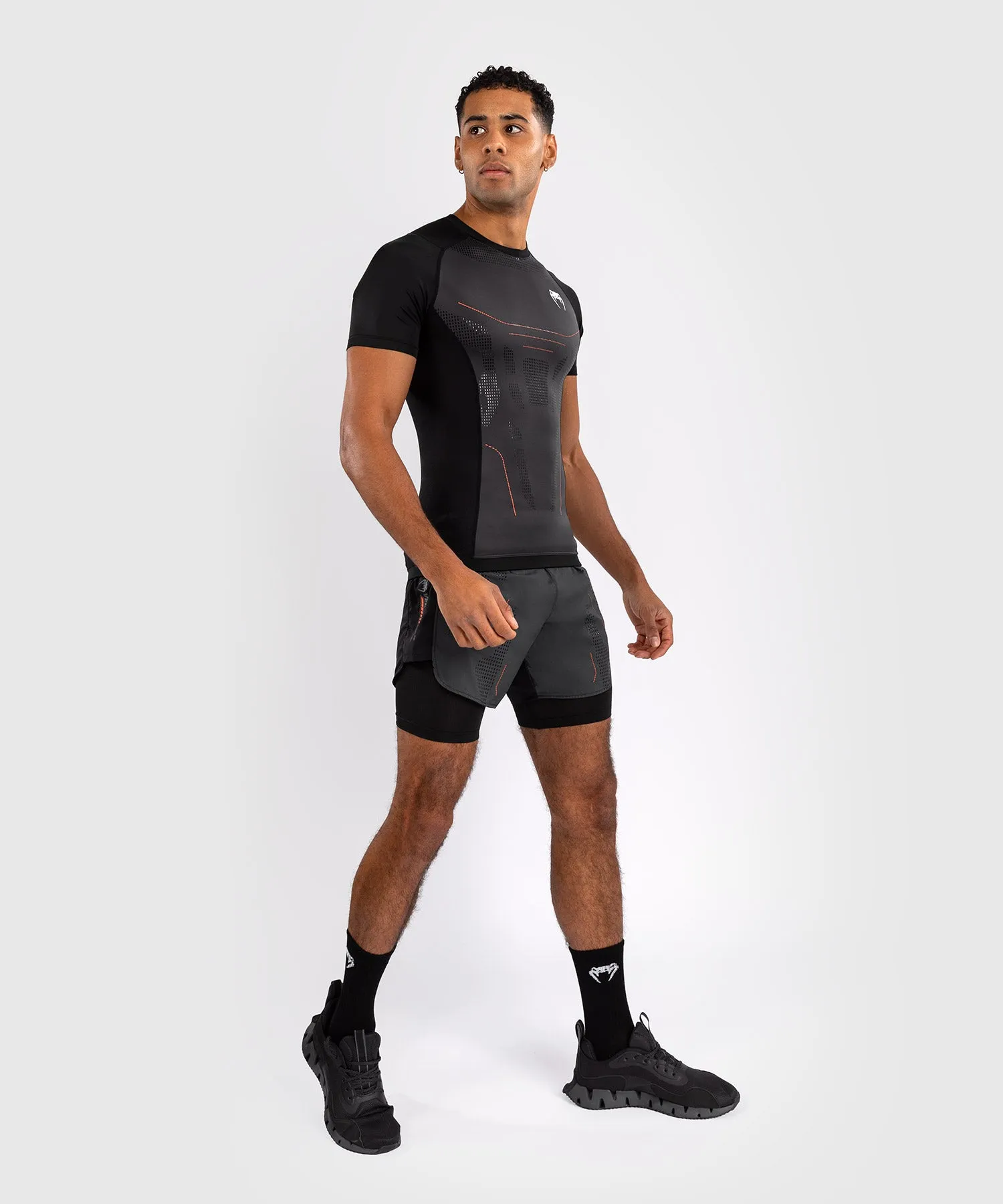 Venum Technical 3.0 Short Sleeve Rashguard - Graphite