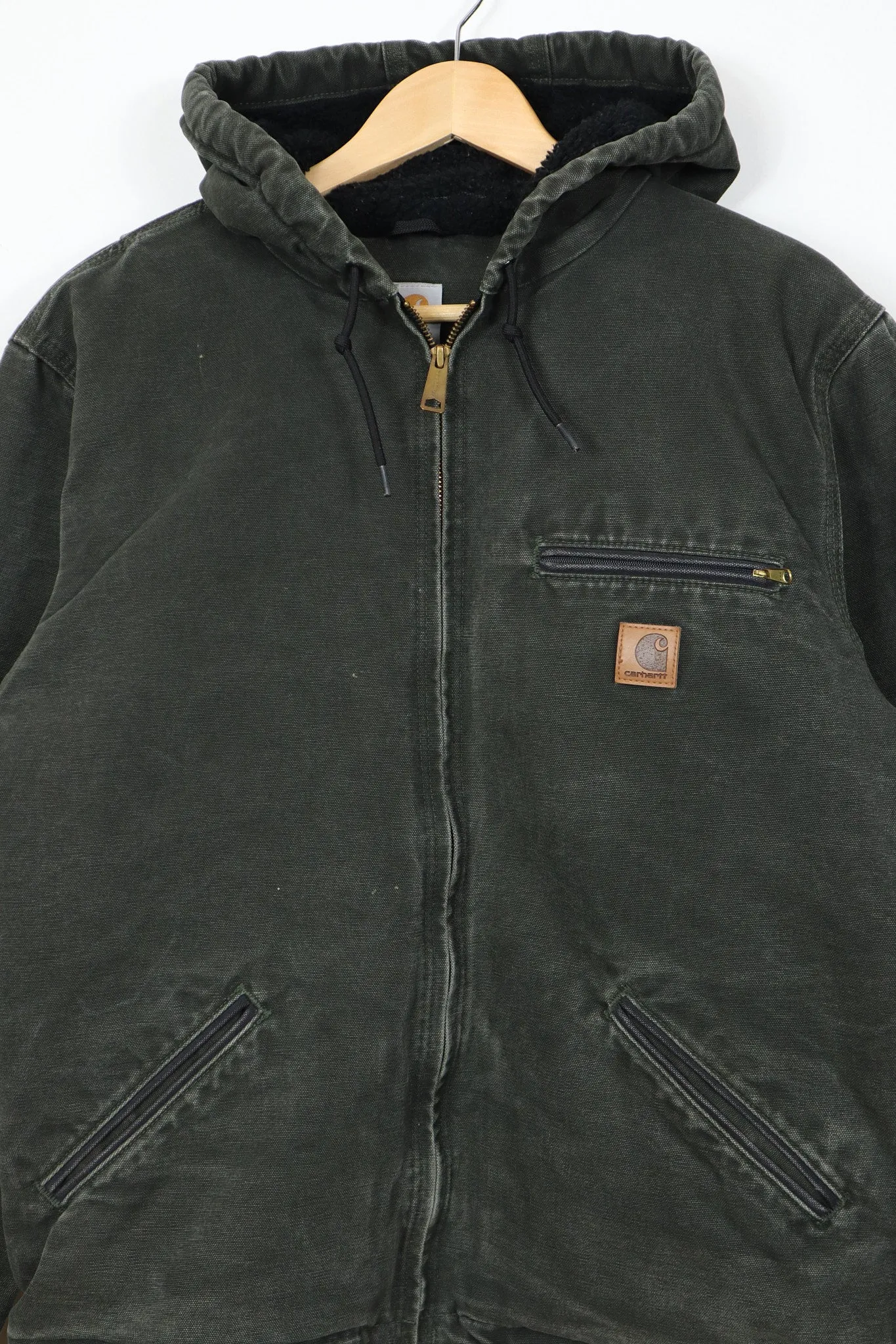 Vintage Carhartt Sherpa Lined Hooded Jacket