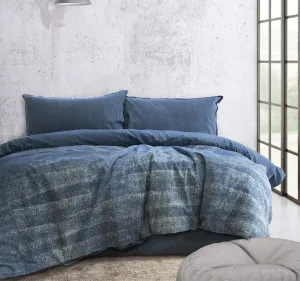 Vintage Denim Quilt Cover Set Range Blue Jeans