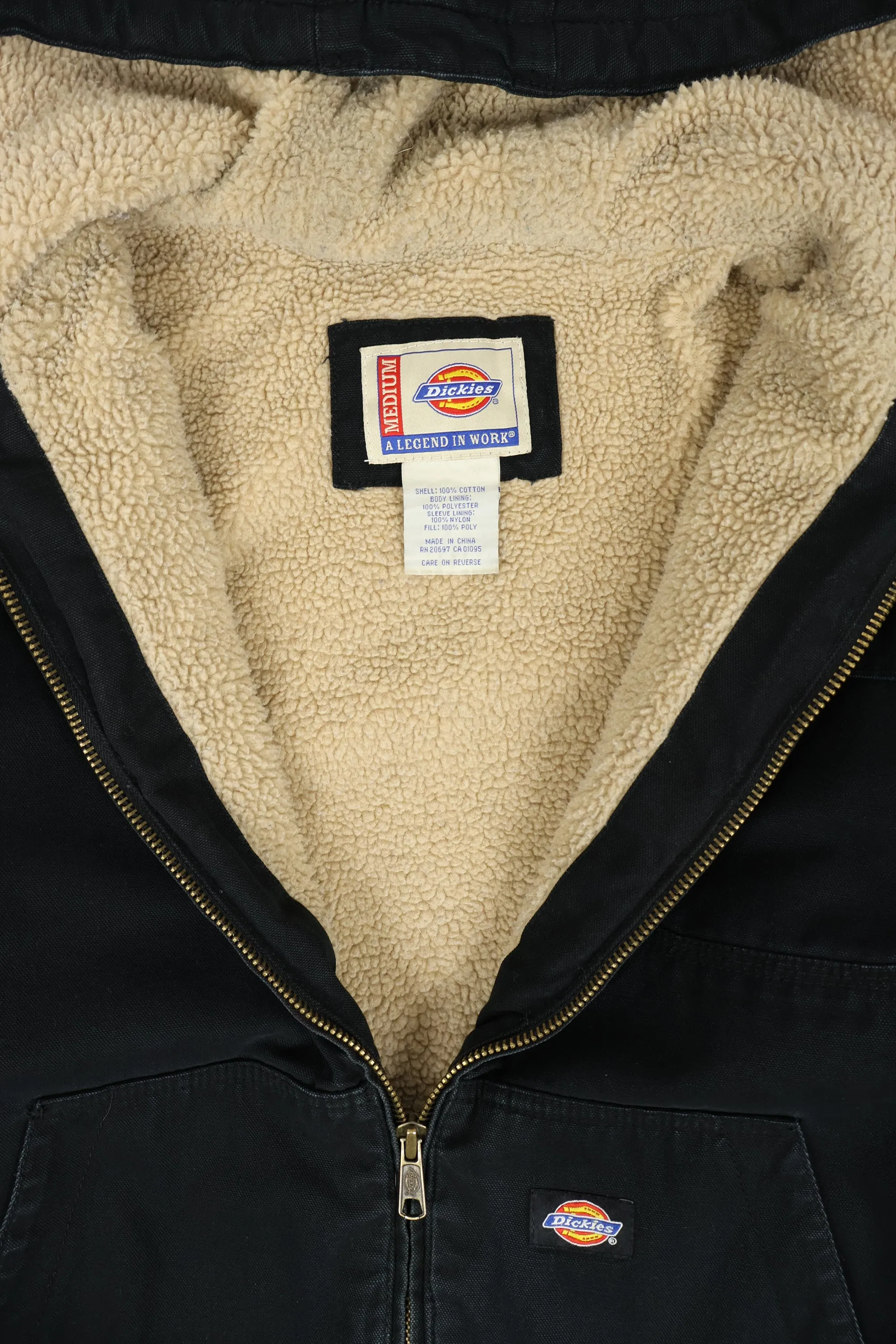 Vintage Dickies Sherpa Lined Hooded Jacket