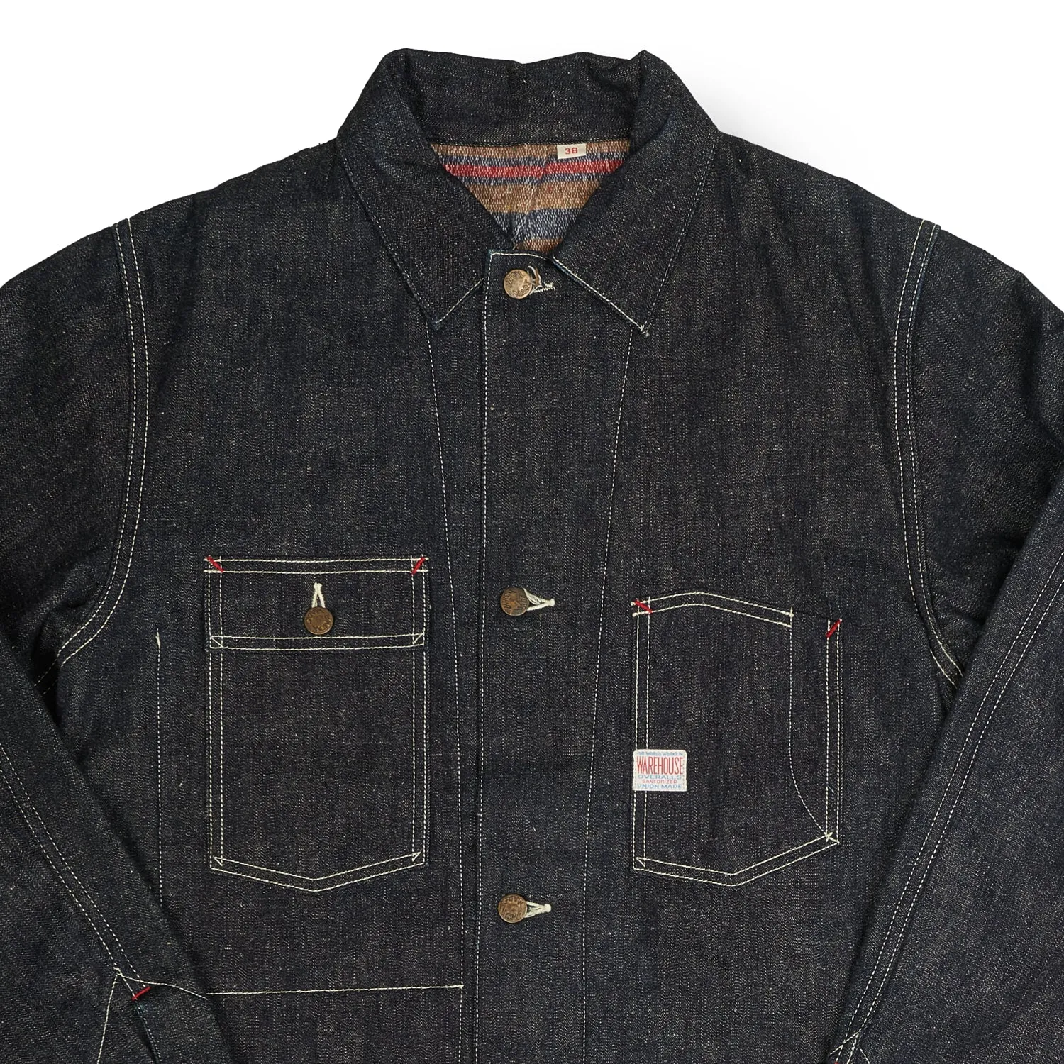 Warehouse & Co 2111 Lined Denim Coverall Jacket