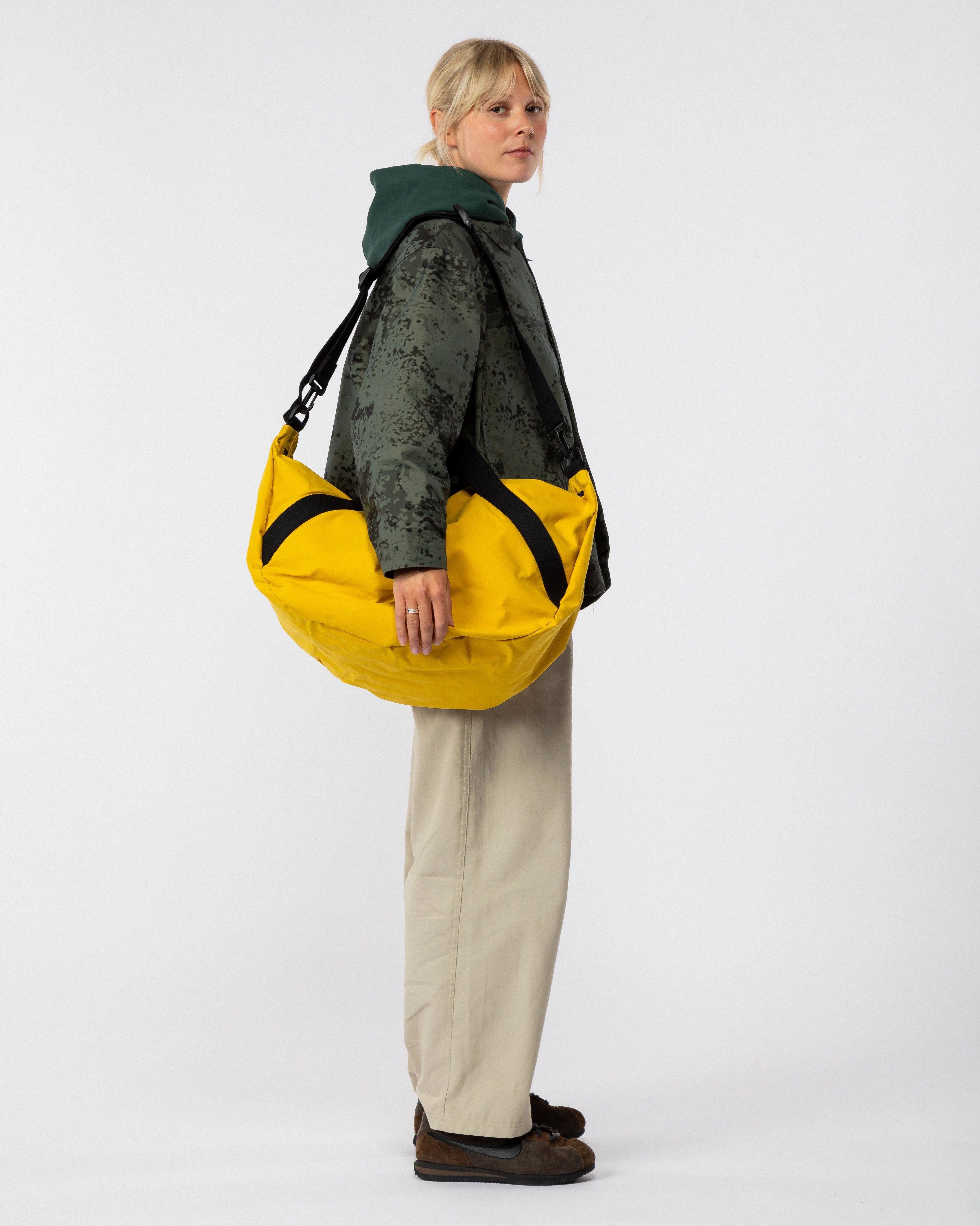 Water Resistant Duffle Bag - Yellow