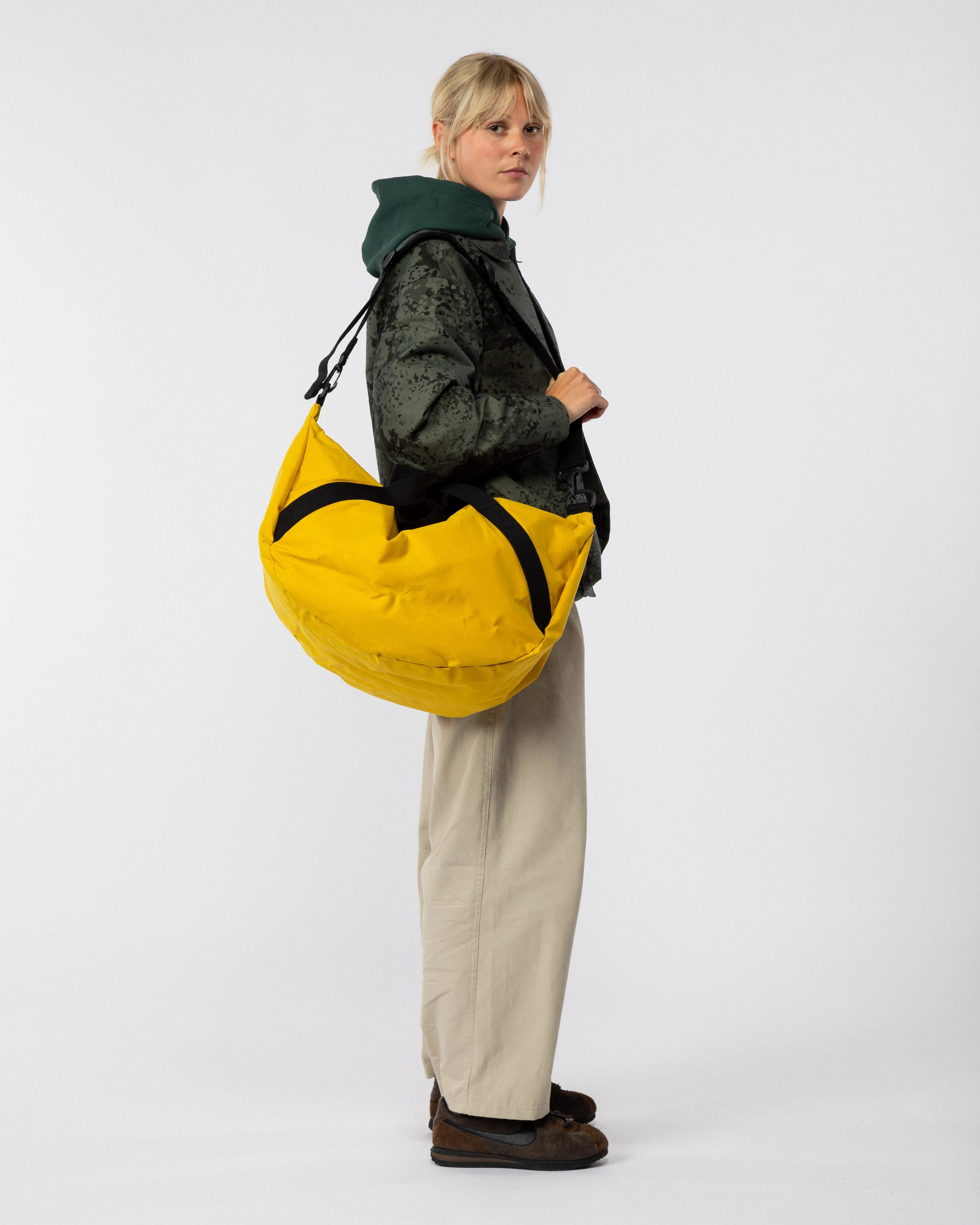 Water Resistant Duffle Bag - Yellow