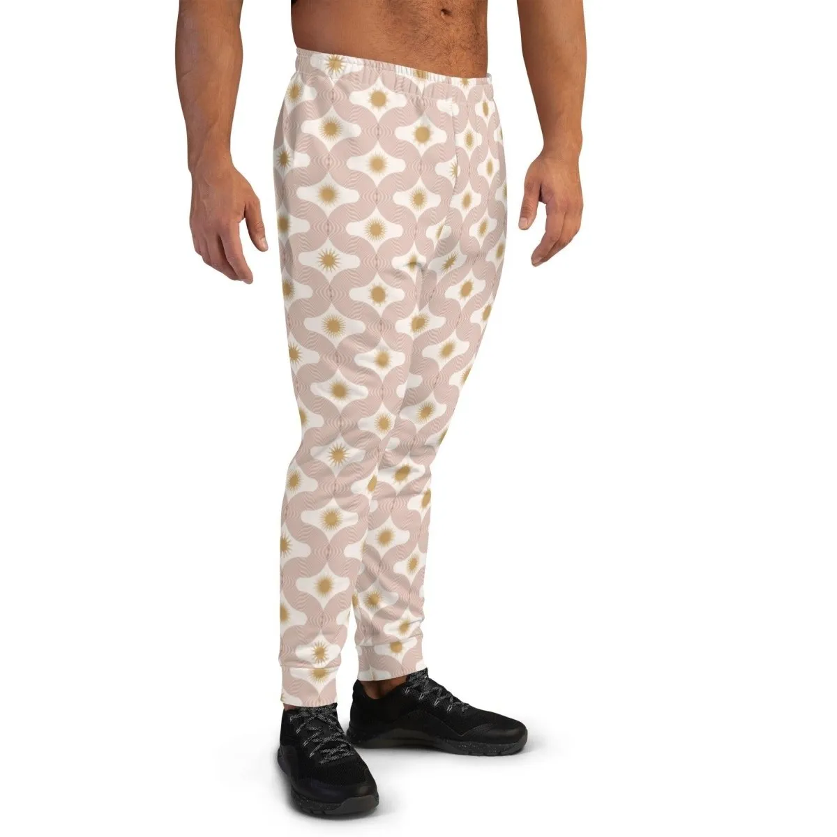 White Celestial Wonder Men's Street Joggers