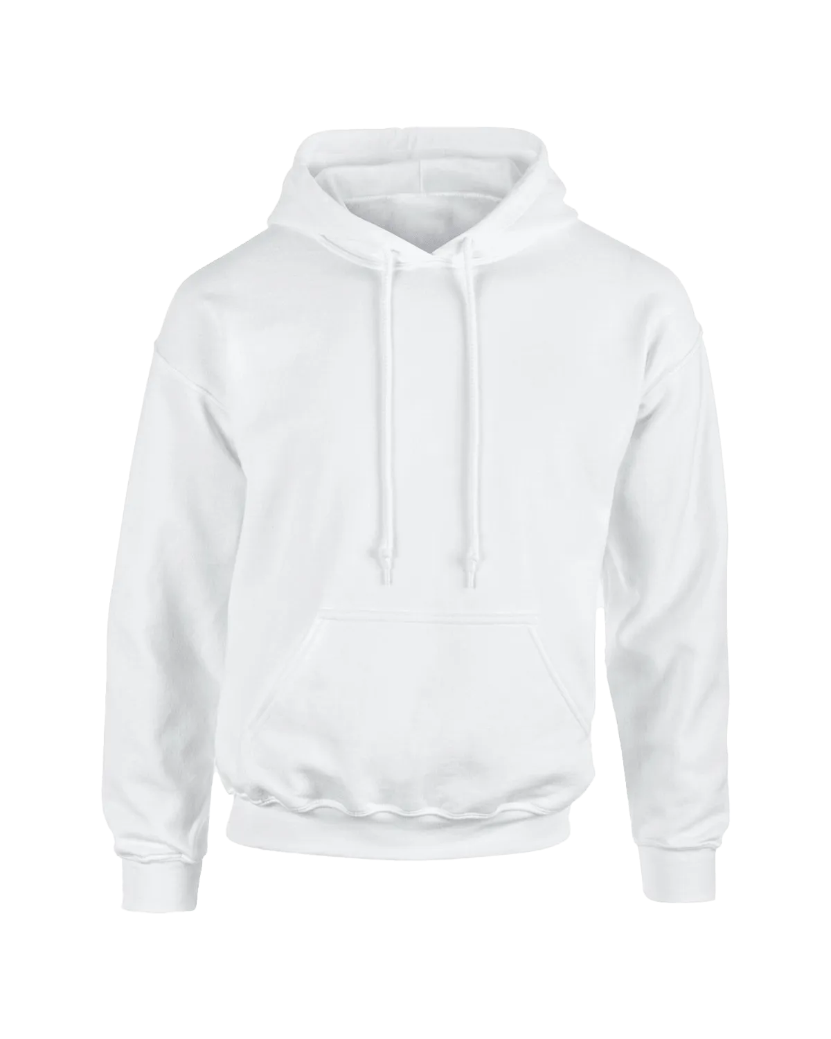 White Unisex Really Big Pullover Hoodies