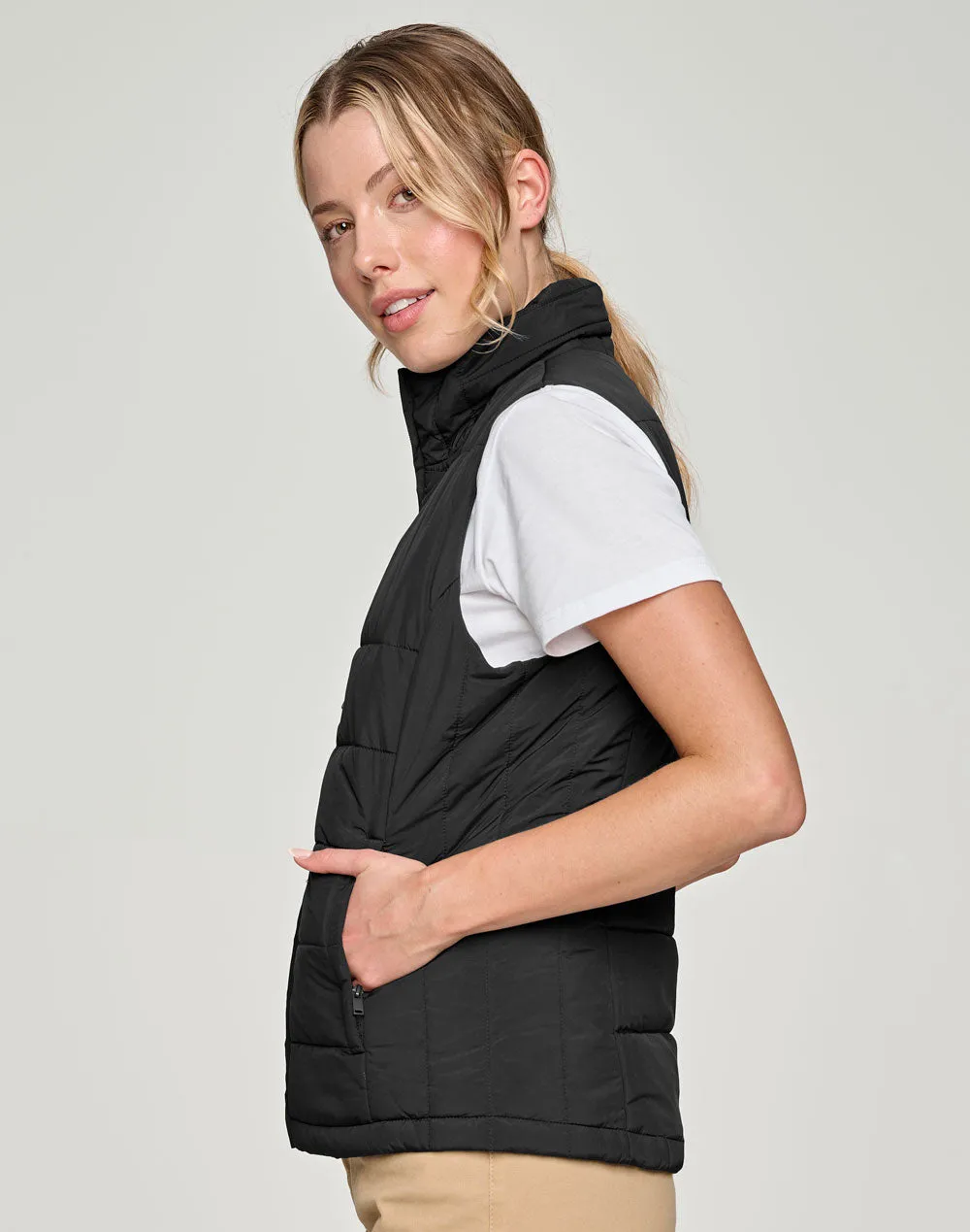 Winning Spirit Sustainable Insulated Puffer Vest (3D Cut) Ladie's (JK62)