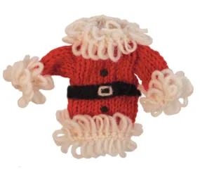 Wool Santa Coat Ornament Wild Woolies