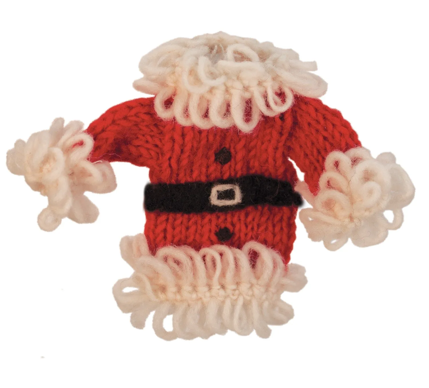 Wool Santa Coat Ornament Wild Woolies