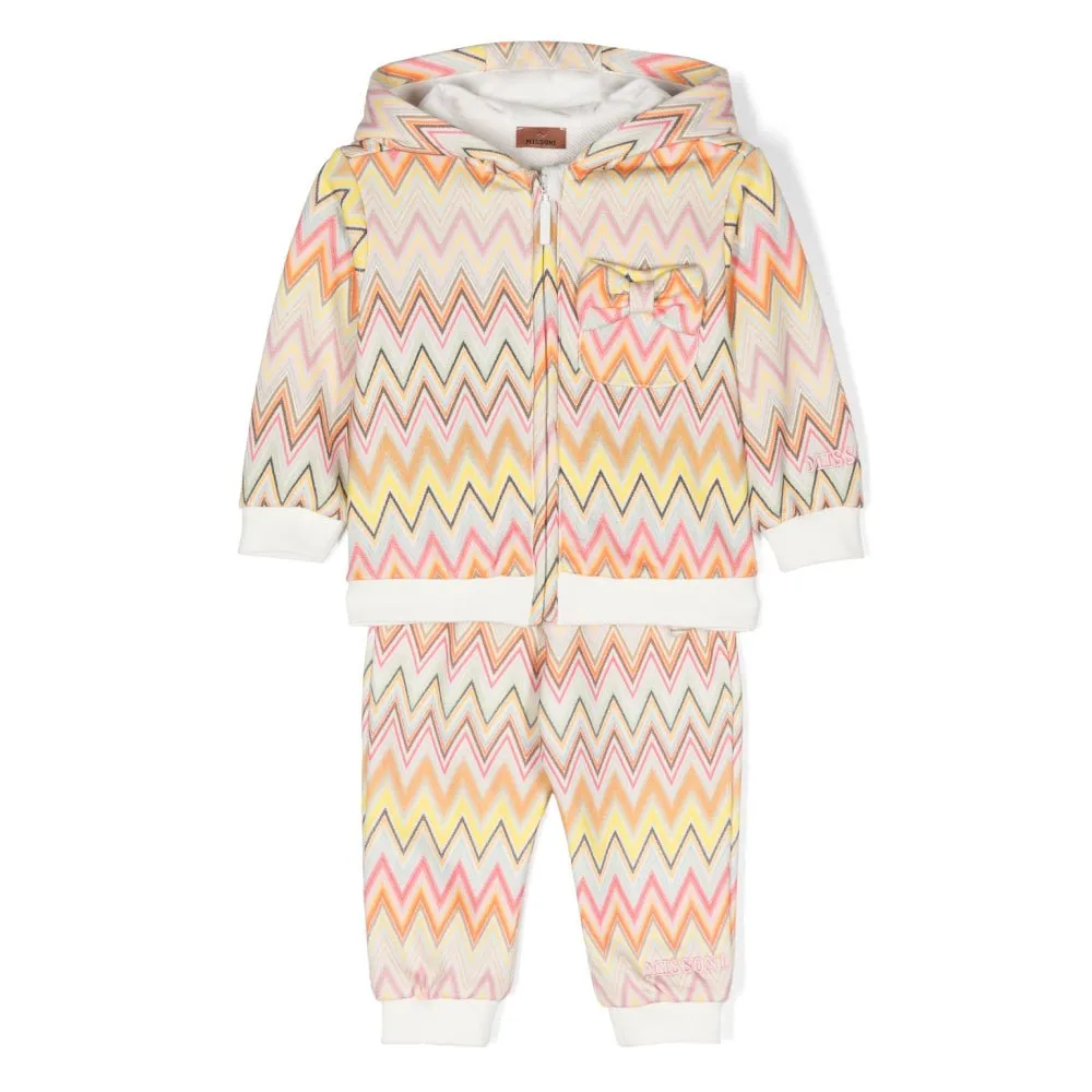 Zigzag Print Tracksuit